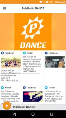 PulsRadio DANCE android App screenshot 1